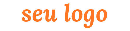 Logo do projeto - Nome da minha empresa em laranja