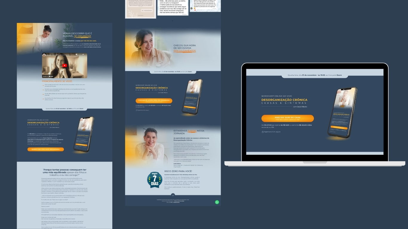 Foto Landing Page Desorganizacao Cronica